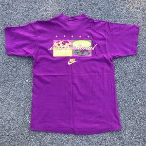 Vtg 90s Gray Tag Nike International Tee